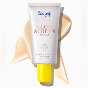 Supergoop! Glow Screen Sunrise SPF 40 - Cream and Yellow